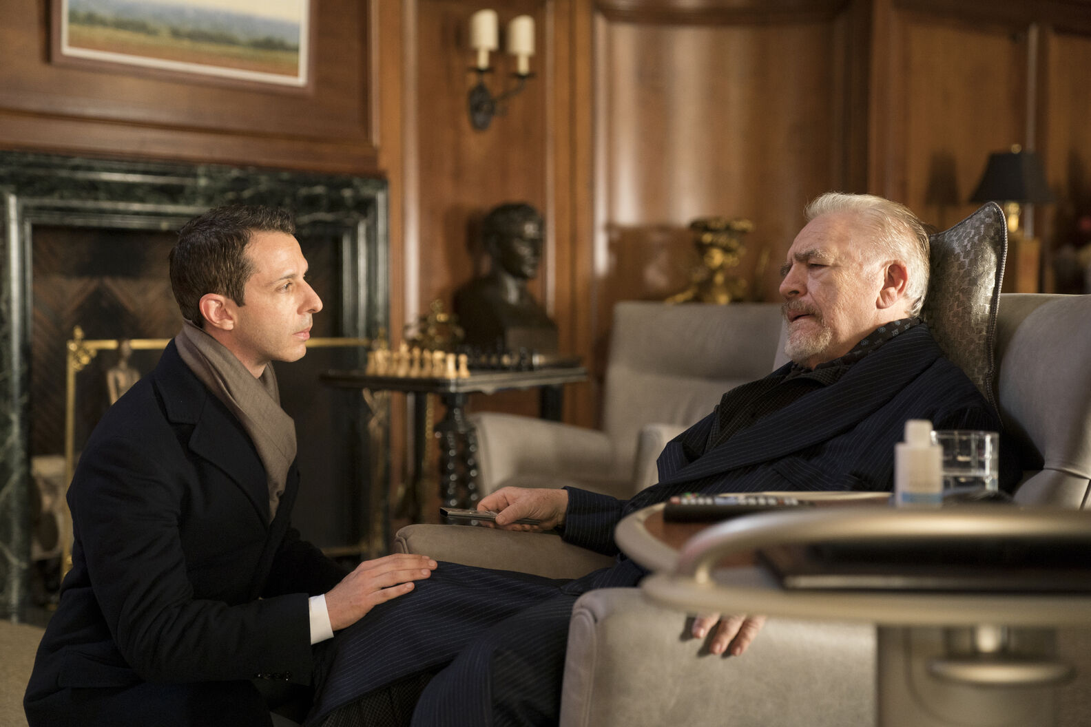 Succession Jeremy Strong Brian Cox (copy)